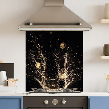 Champagne Splash Kitchen Splashback