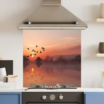 Misty Morning Kitchen Splashback