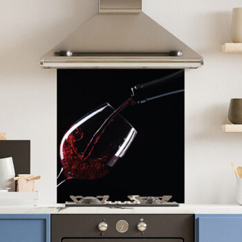 Red Wine Kitchen Splashback