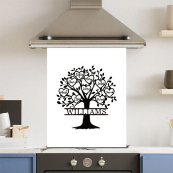 Family Tree Kitchen Splashback