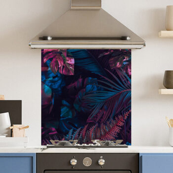 Fluorescent Leaf Kitchen Splashback